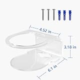 HOLACA Acrylic Wall Mount Holder for TP-Link Deco X20 X55 X60 WiFi 6 Mesh view 6