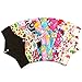 HailiCare 9.8 Inches Reusable Sanitary Pads, Pack of 10 - Regular Flow, Washable Menstrual Cloth Panty Liners with Bamboo-charcoal Absorbency, Random Color