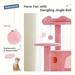 DUMOS 54-inch Indoor Cat Tree Tower –Multi-Level