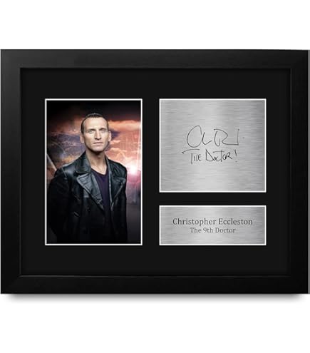 Amazon.com: HWC Trading David Tennant Dr Who Gifts USL Framed