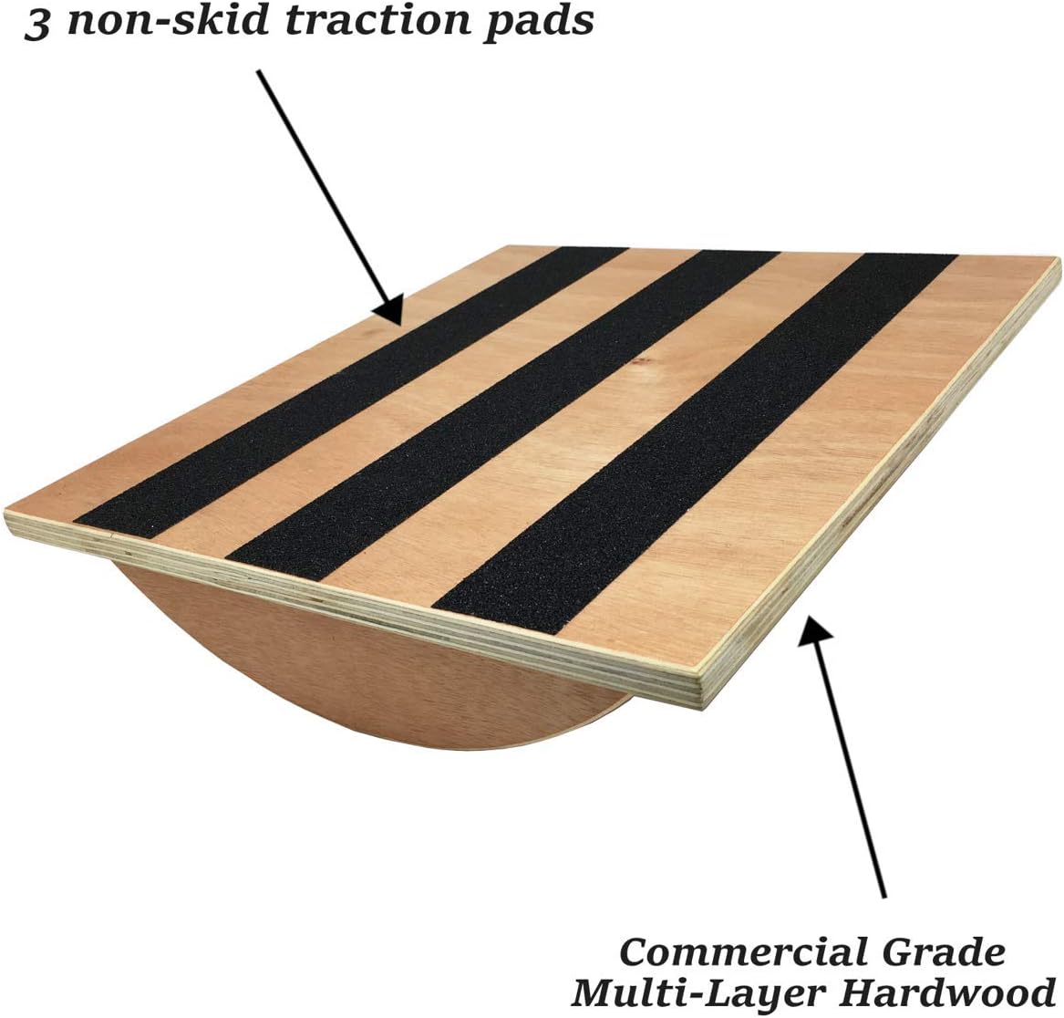 Trademark Innovations Balance Board 15" Stretching & Balancing Exercise Board : Sports & Outdoors