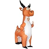 Inflatable Reindeer Costume for Adults Funny Blow Up Costumes Halloween Christmas Reindeer Inflatable Costumes for Women Men