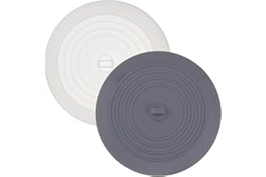 (2 Pack) Silicone Tub Stopper, Drain Plug, Premium Bathtub Drain Stopper, One of The Best Sealing Sink Stopper, Upgraded Drai