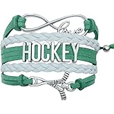 Sportybella Hockey Charm Bracelet - Hockey Stick Style For Players