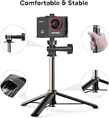AKASO EK7000 Pro Action Camera 4K 30FPS Selfie Stick Bundle 2 Batteries view 3