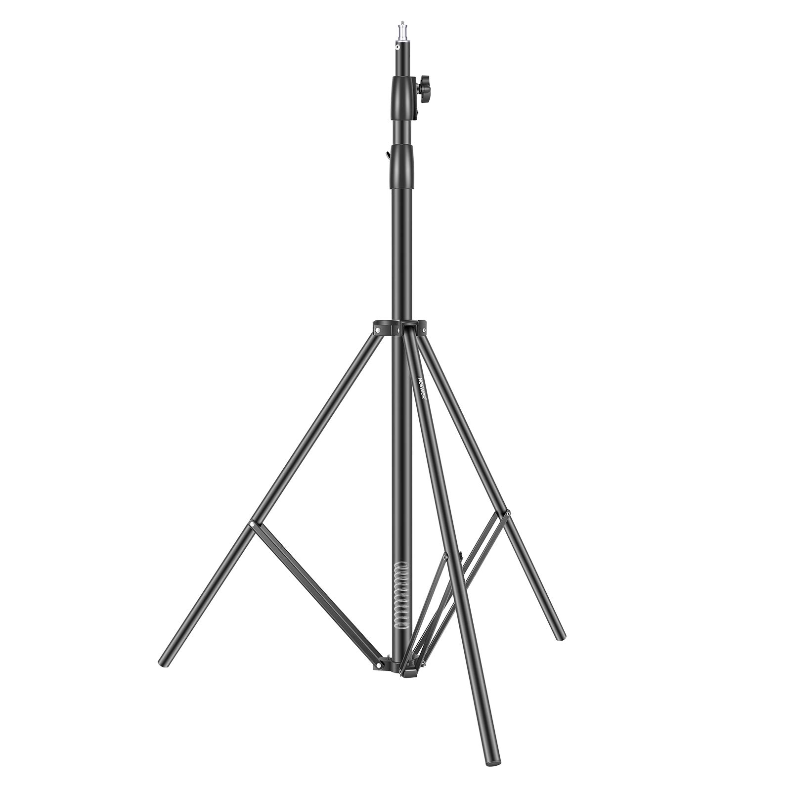 Neewer Heavy Duty Light Stand 10 Feet/3 Meters Adjustable Spring Cushioned Metal Photography Tripod Stand for Photo Studio Softbox, Flash Monolight, Ring Light and Other Photographic Equipment(Black) — image 1