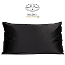 Fishers Finery 19mm Mulberry Silk King Pillowcase, Moonless Night