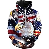 Keasmto Mens Hoodies Pullover Tie Dye Graphic Hoodie Long Sleeve Casual Sweatshirts with Pocket