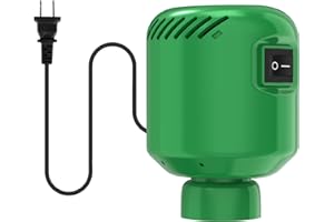 AMZBOSS Electric Pump for Vacuum Storage Bags, Portable Vacuum Bag Pump, Electric Vacuum Pump for Storage Bags, Great for Various Vacuum Seal Bags for Clothing,Blankets,Bedding- Green (No Bags)
