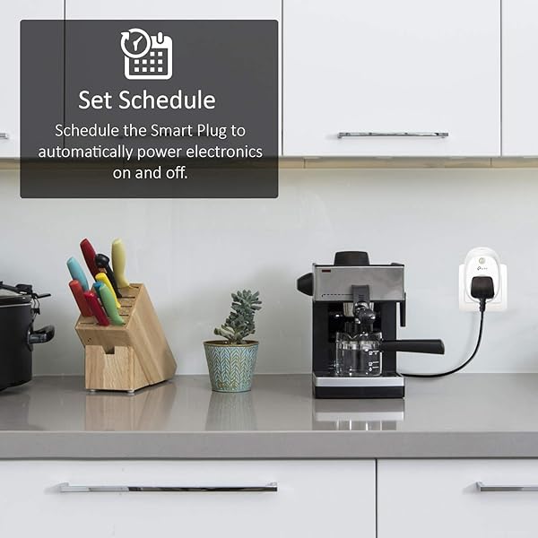 TP Link hs100p3Kasa Smart Wi Fi Enchufe no Requiere Hub 3Unidades