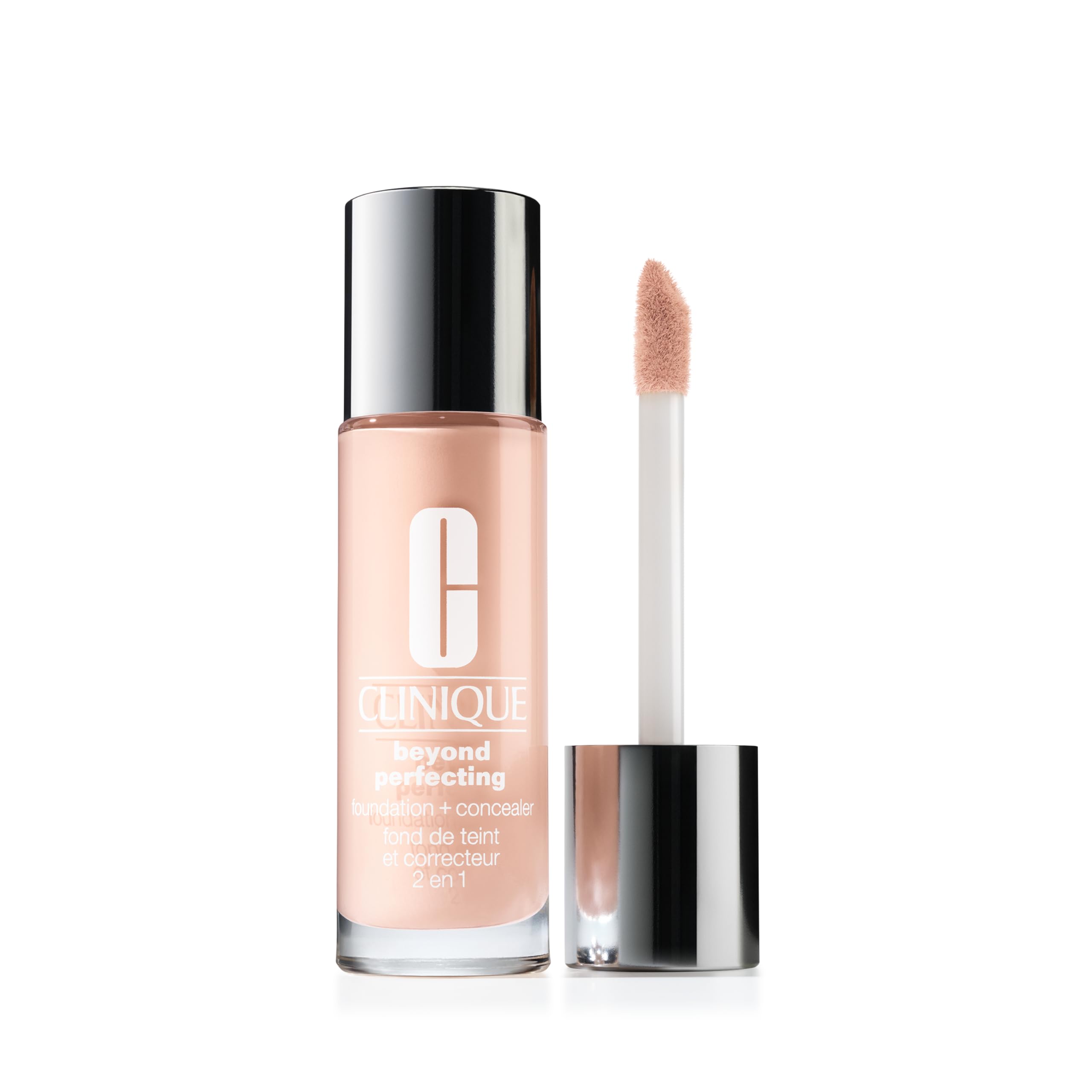 Clinique Beyond Perfecting Liquid Lightweight Full-Coverage Foundation + Concealer For Dry Combination To Oily Skin Types — image 1