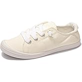 Women's Slip On Canvas Sneaker Low Top Casual Walking Shoes Classic Comfort Flat Fashion Sneakers
