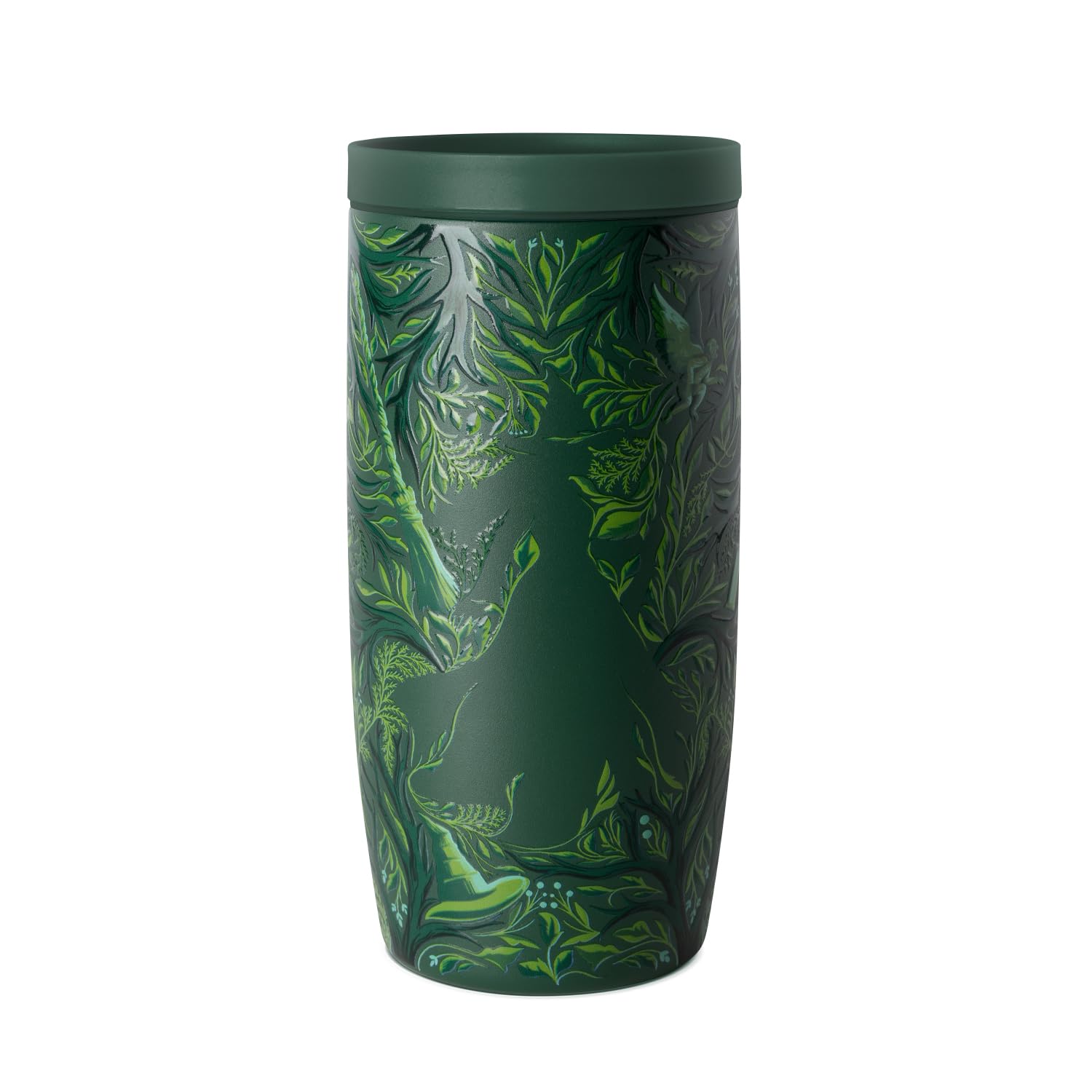 Photo 1 of Simple Modern Wicked Signature Voyager | 16oz Travel Coffee Mug Tumbler with 360° Lid | Gifts for Women Men | Ceramic-Lined Insulated Stainless Steel Cold Brew Iced Coffee Cup | Elphaba Florals