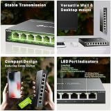 TP-Link TL-SG608E Managed Gigabit Network Switch 8-Port Web Managed QoS VLAN view 5