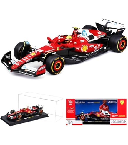 Amazon.com: Bburago B18-36828S 1:43 F1 2021 Ferrari SF21 with