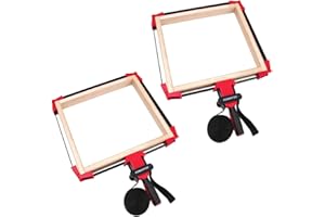 POWERTEC 71122-P2 Deluxe Polygon Quick Release Band Clamp | Woodworking Frame Clamping Strap Holder, 2 PK, Black