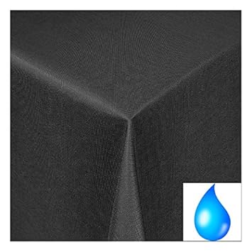 Tischdecke Maßanfertigung Sondergröße Übergröße Gartentischdecke im Uni-Lotus Design 'WASSERABWEISEND-PERLEFFEKT' - Größe fre