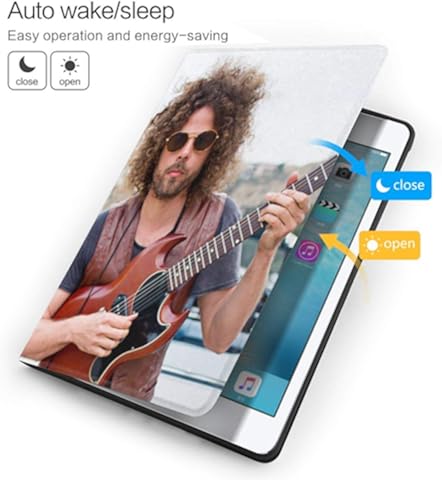 Wehoiweh Wolfm-Other - Carcasa antiarañazos fina y ligera con soporte ajustable, función de reposo/desactivación automática, protección trasera para iPad Air3 10.5 iPad 7ª 10.2 talla única