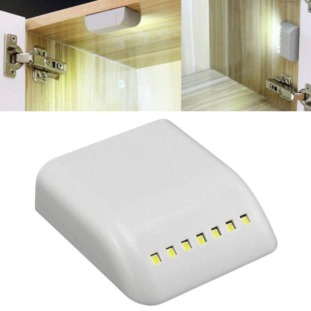 piokikio LED Sensor Light Cabinet Cupboard Closet Wardrobe Lights Lamp Under-Cabinet Lights