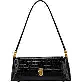 Farcauo Vintage Shoulder Bags Small Purses for Women Brown Pu Leather Handbags Mini y2k Bag Shoulder Purse With Zipper