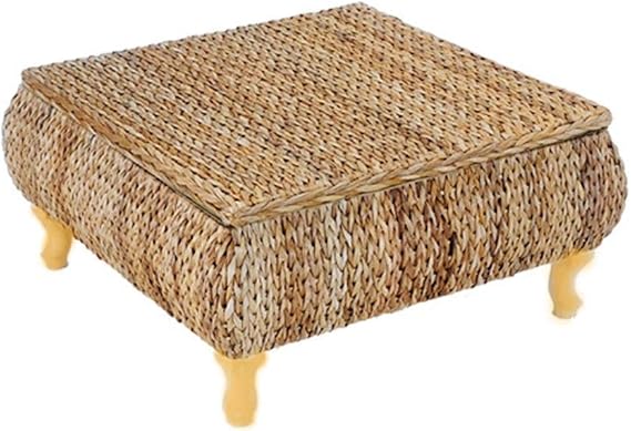 FGA Mesa Auxiliar Mesa de Almacenamiento Mesa de ratán Balcón Cama Mesa