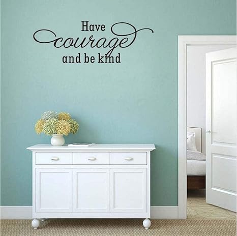 Amazon Clhhsy 勇気を持って親切なウォールステッカーモダンなウォールステッカー生活のための生活寝室保育室防水壁紙 ウォールステッカー オンライン通販
