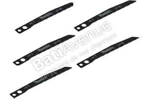 Makita A-85802 5 Piece Jigsaw Blade Set for Metal, Aluminium & Plastics