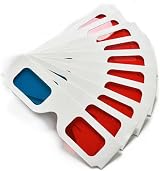 IRYNA 3D Glasses Anaglyph Red Cyan Paper Cardboard 10 Pairs view 5