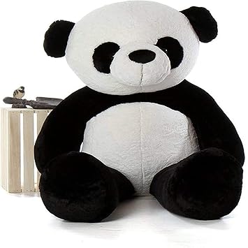 GURUDEV 4 feet Long Soft Lovable hugable Cute Xtra Large Teddy Bear Panda (Best for Someone Really Special) 121 cm