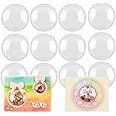 20PCS 3D Dimensional Shaker Domes for Adding Dimensions to Shaker Cards Pllastic Puffy Shaker Window Covers for Shaker Card Making Handmade Crafts Clear Pouch Cover Scrapbooking Tool 2-3/8" Diameter