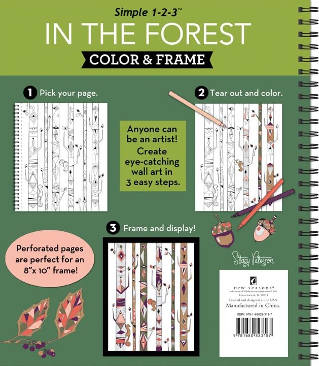 Color & Frame - In the Forest (Adult Coloring Book) Color & Frame - In the Forest (Adult Coloring Book) Spiral-bound