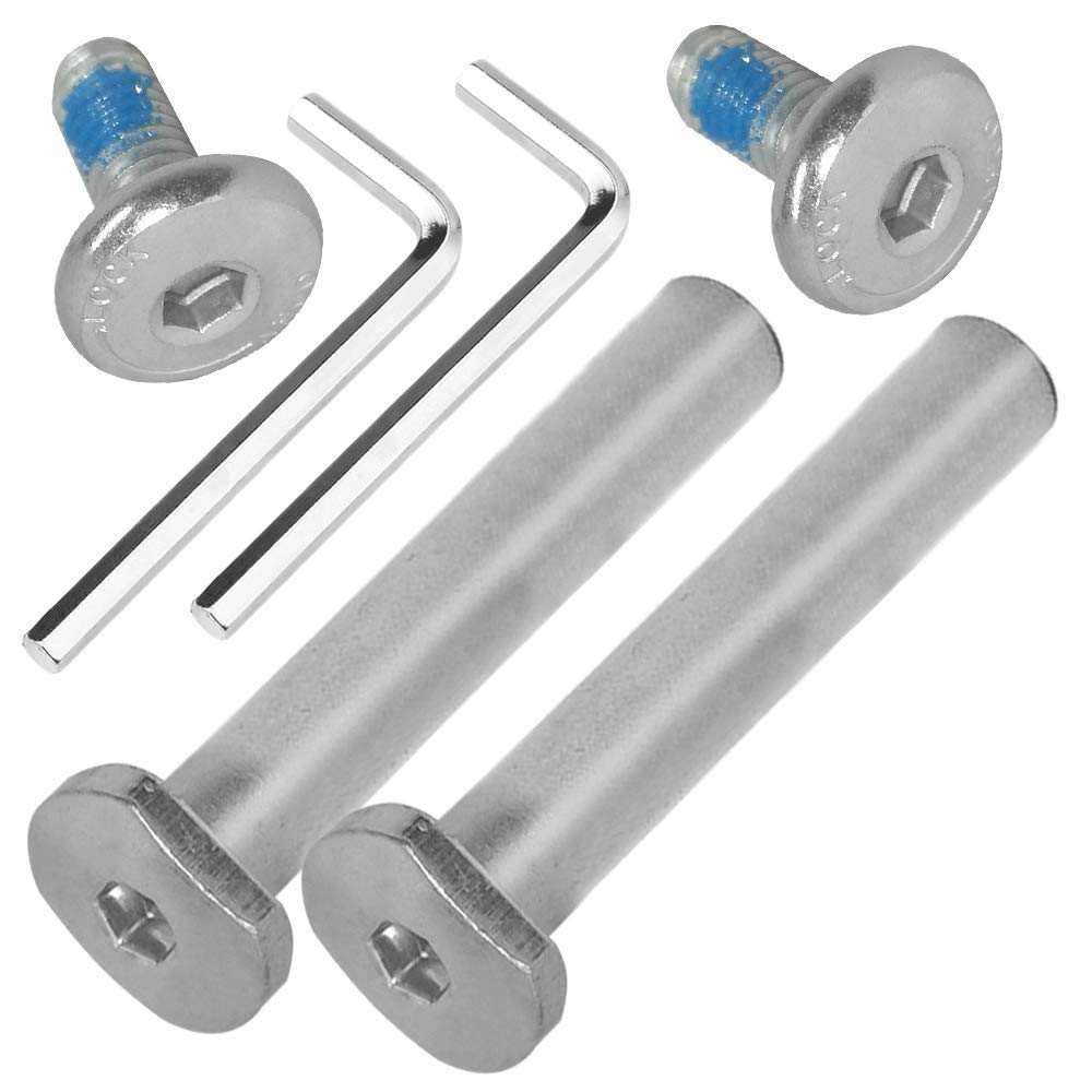 Otfaitp M8 40–76 mm Internal Thread Hexagon Socket Screw and Bolt Assortment Sets, Children’s Scooter Parts for 2- 3- 4-Wheel Kick Scooter Repair Front Wheel Rear Axle Tools (54 mm)