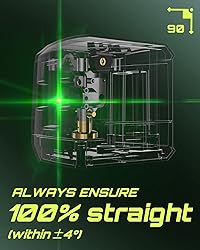 LASGOO Laser Level Self Leveling, Green Cross Laser