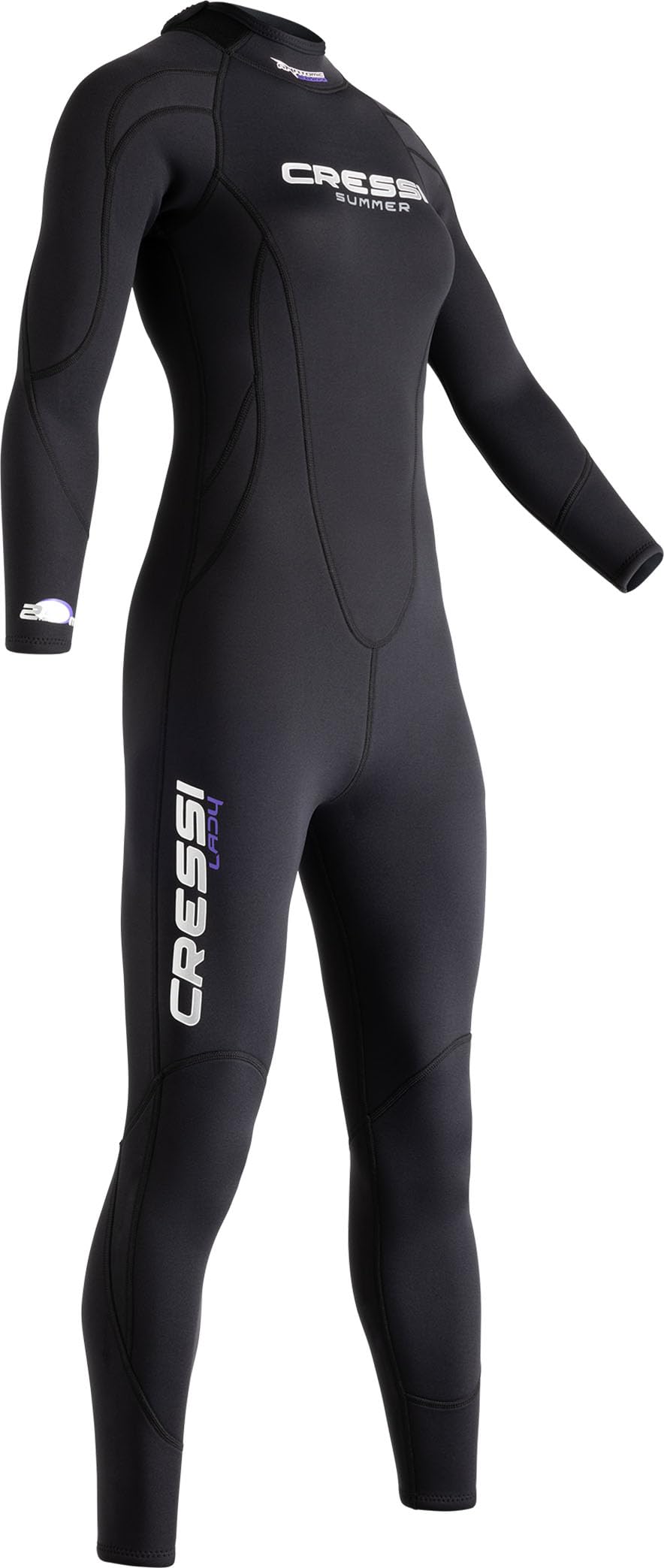 Cressi Women Summer - Neoprene 2.5 mm Wetsuit - Black, L