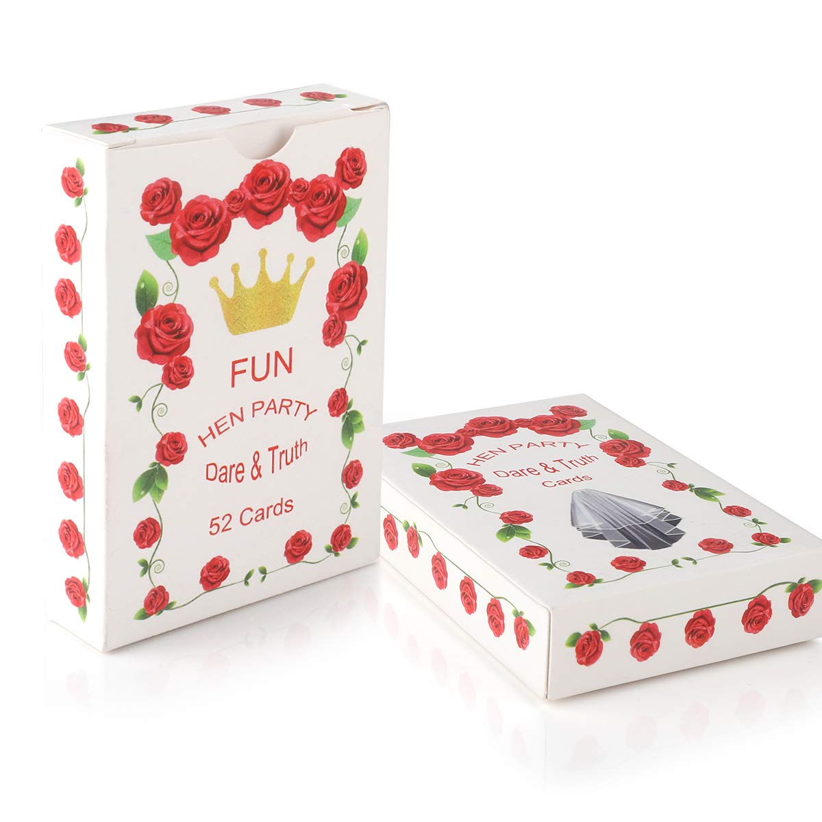 Girls Hen Night Out Party Games- Dare&Truth Cards, Hilarious Fiendishly Filthy Hen Party Ice Breaking Game Adults Team Bride To Be Bridal Shower Leisure, Hen Do Night Party Bingo Fun Games(52 Cards)