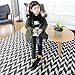 Hiigoo Girls Black Elasticity Faux Leather Pants Kids Thick Leggings Warmth Trousers For 2-14 Years Old Children (Black,150)