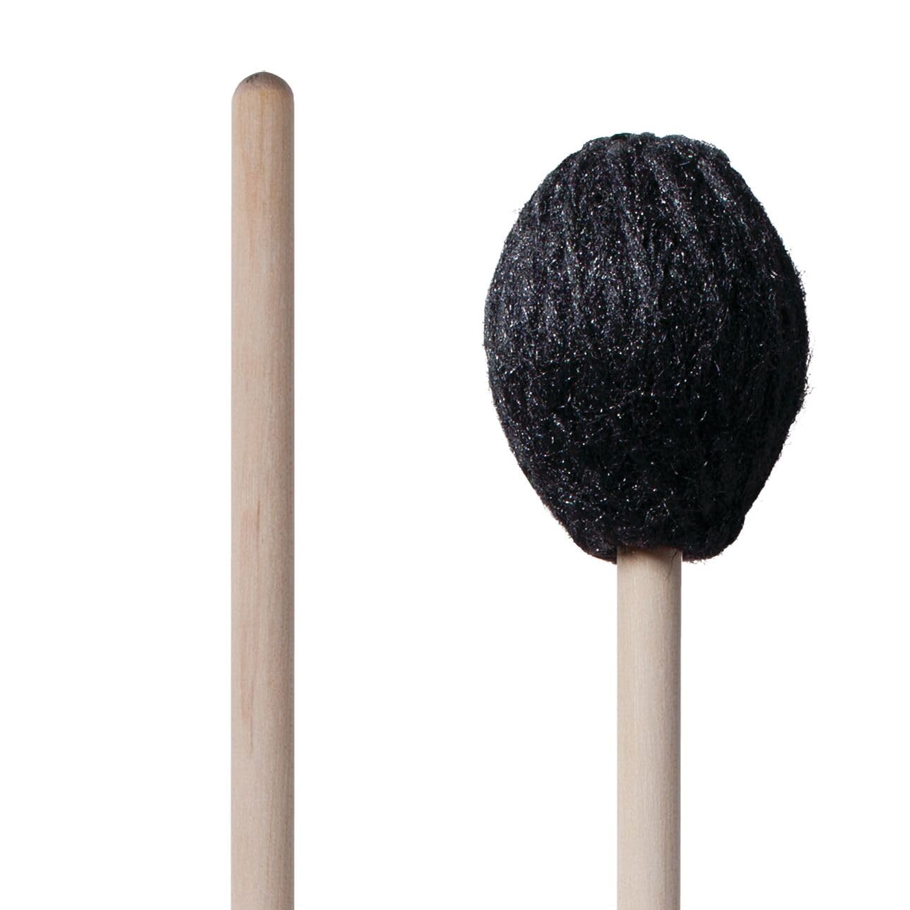 Vic FIrth - Corpsmaster® Series Marimba Mallets - M183 - Yarn - Synthetic Core - Hard - Black