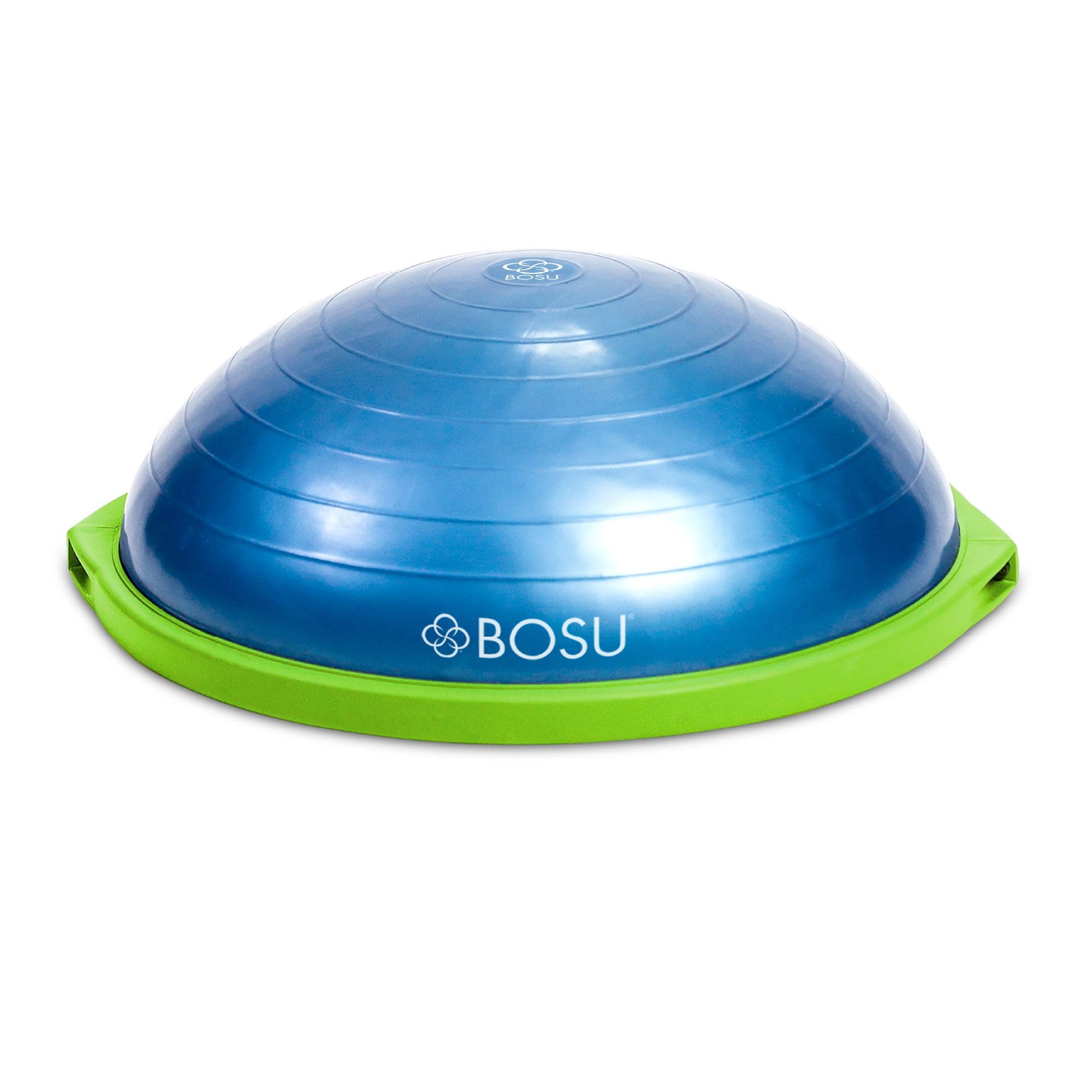 Photo 1 of ***NEEDS PLUG**** Bosu Home Gym Equipment the Original Balance Trainer Enhance Workout, Strength, Balance, and Flexibility with 26 Inches Diameter, Blue and Green