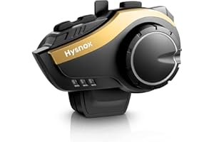 G G-WEI Motorcycle Helmet Bluetooth Headset 2000m 10 Riders with Microphone, Group Moto Communication Systems with Music Sharing and Siri,IP65 Waterproof Ski Powersports Motorbike Intercom for ATV All Helmets