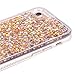 Shinymore zting20 iPhone 6 6S Case, Full Protection Soft Bumper Case 3D Creative Sparkle Dynamic Liquid Flowing Floating Glitter Bling Diamond Moving Quicksand Case for iPhone 6 & 6S (Gold Diamonds)