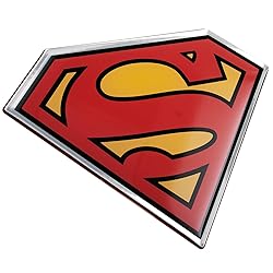 Fan Emblems Superman Domed Chrome Car Decal