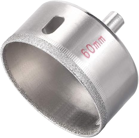 Amazon Uxcell ガラスホールソー ダイヤモンドドリルビットホールソー ガラスセラミック磁器タイル用 60mm Diy 工具 ガーデン