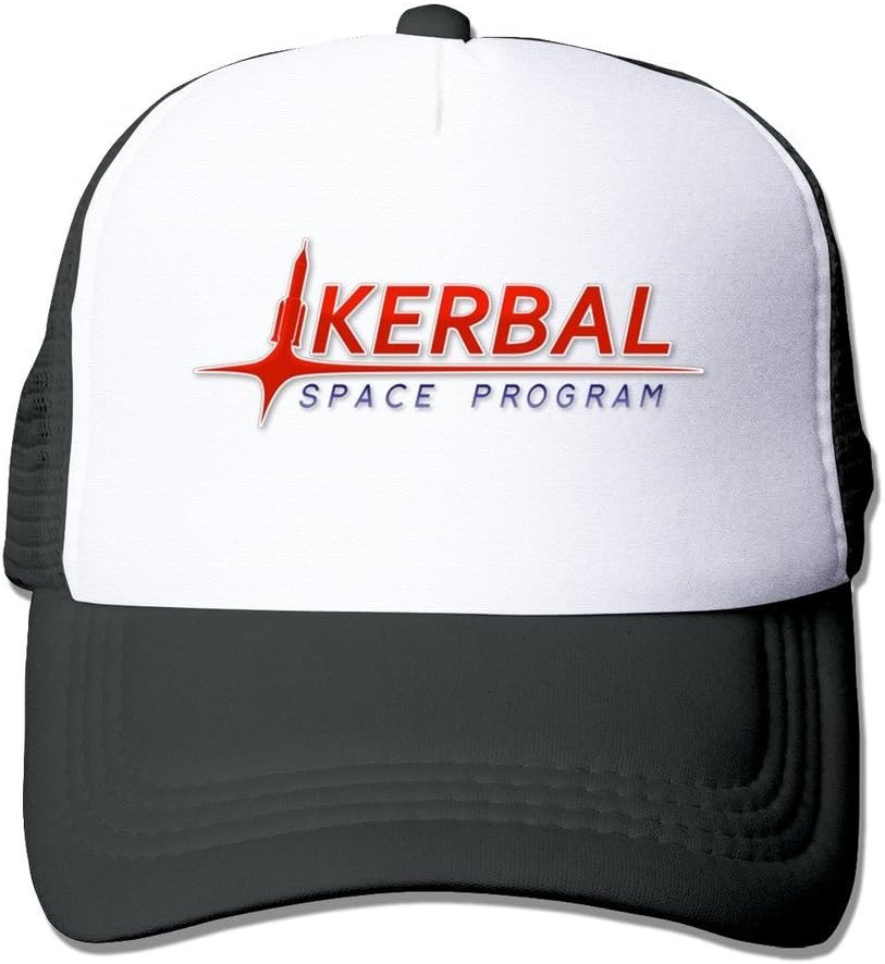 Huseki The Kerbal Space Program Trucker Hats Sun Protection Hat Black Black