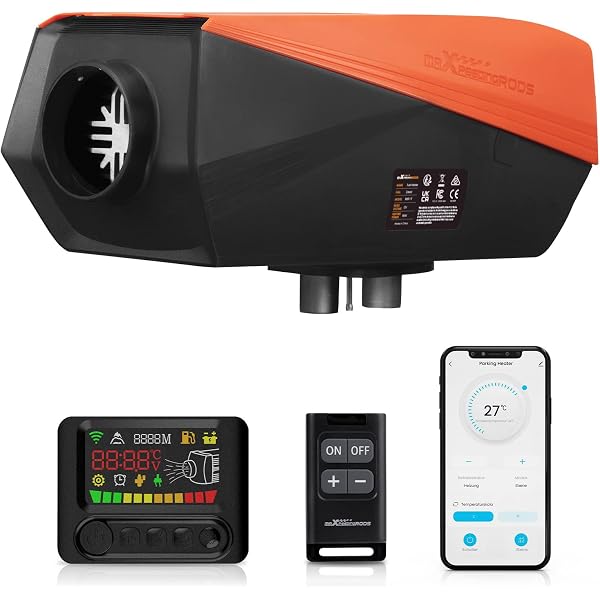 maXpeedingrods 5KW 12V Diesel Heater Bluetooth App u0026 Remote Control with  Automatic Altitude Adjustment Air Heater for RV Trailer Camper Van Boat,  Heaters - Amazon Canada
