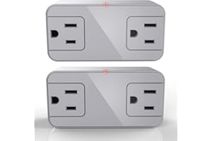 EHAIJIA Thermostatically Controlled Dual Outlet, Cold Weather Thermo Plug, Automatic Switch On Below 32°F&Off Over 50°F, Free from Turn Heater On by Yourself in Freezing Weather,Save Energy and Effort, 2Pack