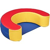 ECR4Kids SoftZone Sit-Up Support Ring Baby Floor Pillow, Assorted | Soft foam, polyurethane cover, GREENGUARD Gold Certified, 4 months +, lightweight, non-slip base, infant/toddler development