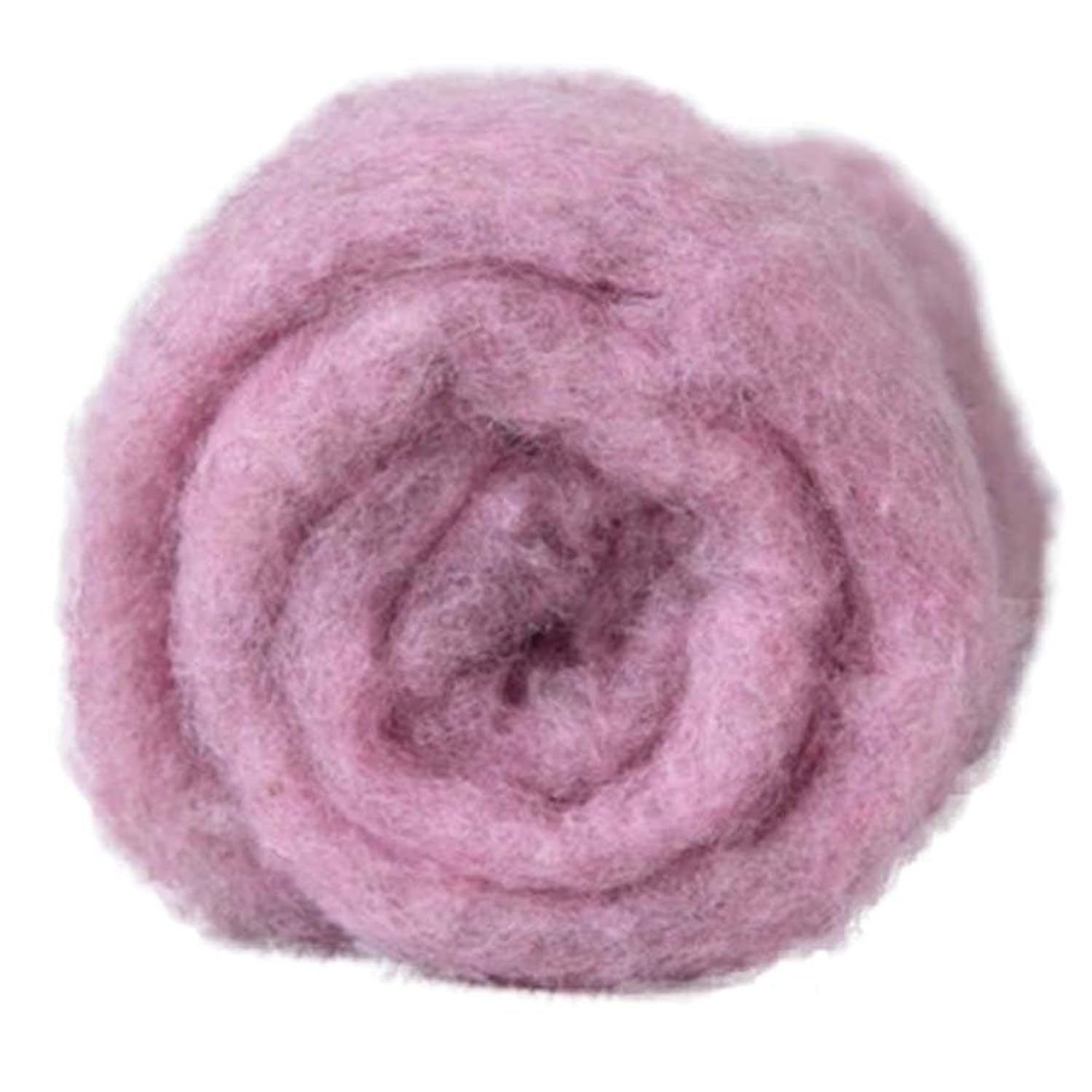 Needle Felting Wool 100g – Carded Batt for Needle & Wet Felting, Core & Finish – Maori DHG – Dust