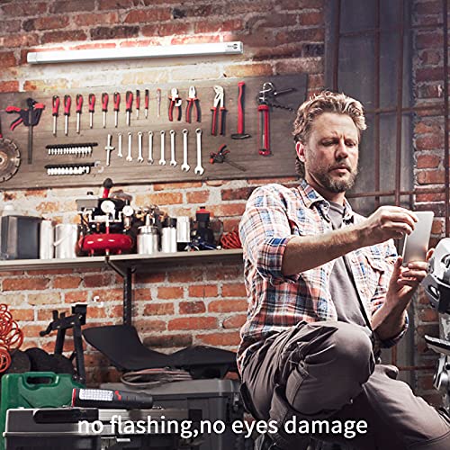 Öuesen LED Feuchtraumleuchte 120cm, 36W 3600LM LED Röhre, IP66 Wasserdichte Werkstatt Deckenleuchte Wannenleuchte für… – Bild 6