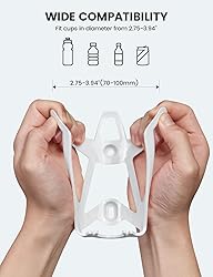 Lamicall 2 Pack Bike Water Bottle Holder - 1.2 Oz