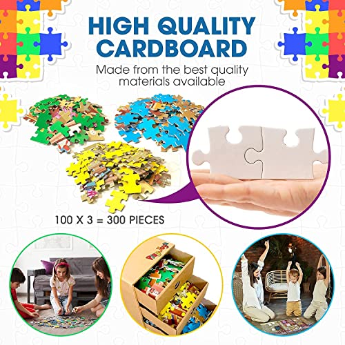 Jigsaw Puzzles for Kids Ages 48 Math Multiplication Game with Math